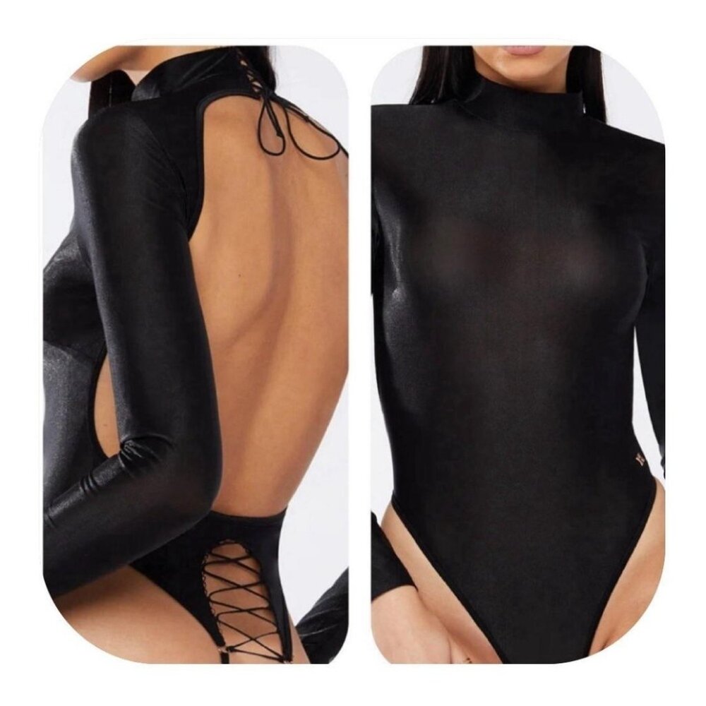 Savage X Fenty Not Sorry Open Back Teddy Bodysuit Sz XL NWT